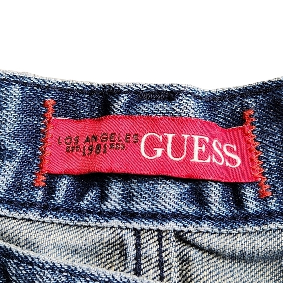 Guess Ultra Slim McCrae Fit blue midrise denim  Jean pants 31x30 - Picture 4 of 10